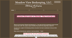 Desktop Screenshot of meadowviewbees.com