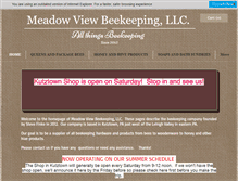 Tablet Screenshot of meadowviewbees.com